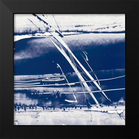 Alternating Current II Black Modern Wood Framed Art Print by Harper, Ethan