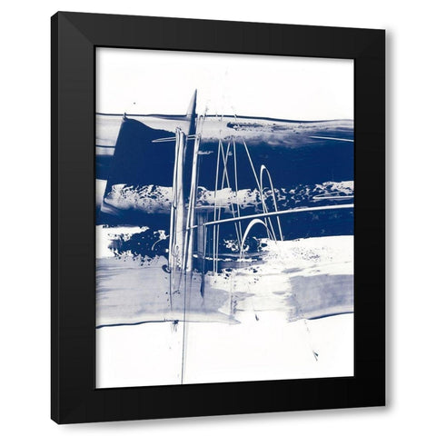 Alternating Current III Black Modern Wood Framed Art Print by Harper, Ethan