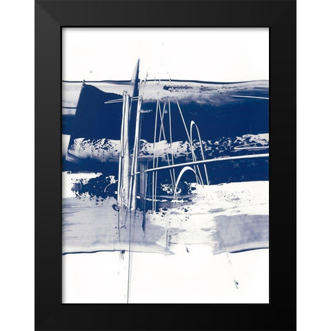 Alternating Current III Black Modern Wood Framed Art Print by Harper, Ethan