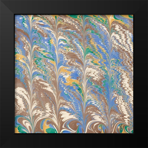 Florentine II Black Modern Wood Framed Art Print by Unknown