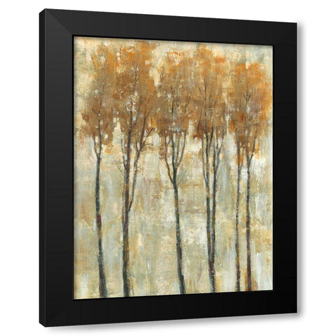 Standing Tall in Autumn I Black Modern Wood Framed Art Print with Double Matting by OToole, Tim