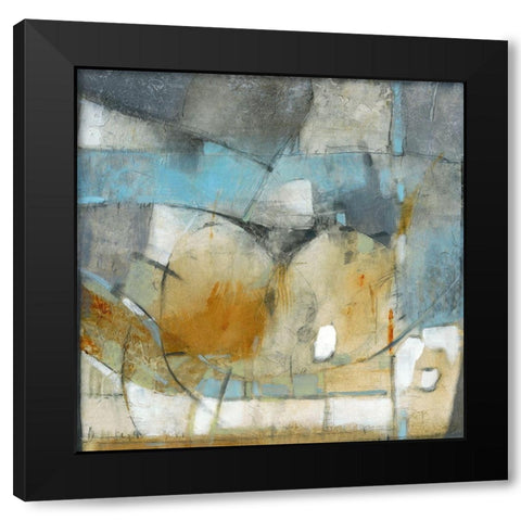 Aerial View I Black Modern Wood Framed Art Print with Double Matting by OToole, Tim