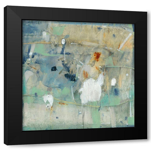Clash I Black Modern Wood Framed Art Print by OToole, Tim