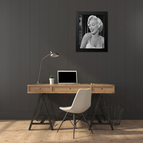 Marilyns Call I Black Modern Wood Framed Art Print by Consani, Chris
