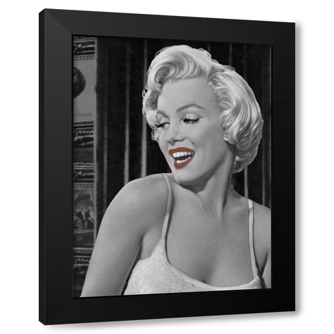 Marilyns Call I Black Modern Wood Framed Art Print with Double Matting by Consani, Chris
