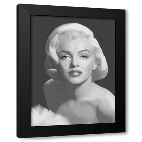 Classic Beauty Black Modern Wood Framed Art Print by Consani, Chris