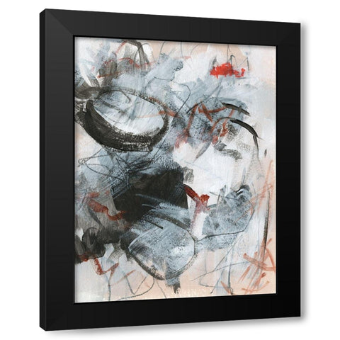 Rekindle II Black Modern Wood Framed Art Print with Double Matting by Parker, Jennifer Paxton