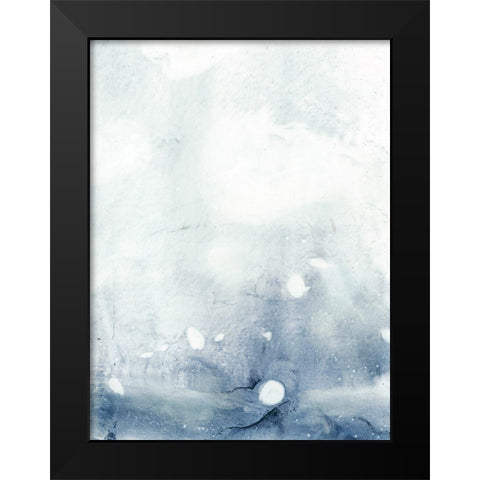 Rain Beads II Black Modern Wood Framed Art Print by Harper, Ethan