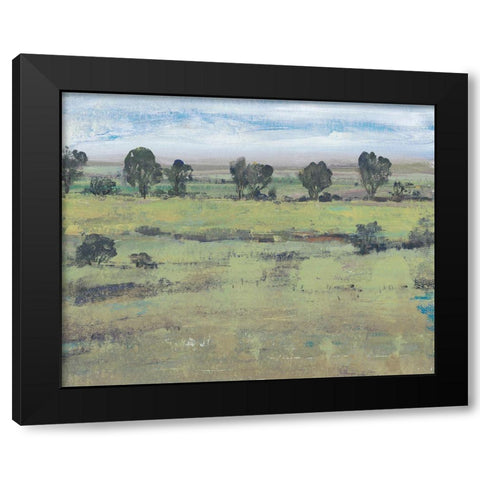 Horizon Time I Black Modern Wood Framed Art Print with Double Matting by OToole, Tim