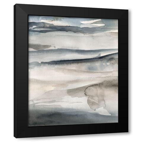 Foggy Horizon II Black Modern Wood Framed Art Print by Parker, Jennifer Paxton