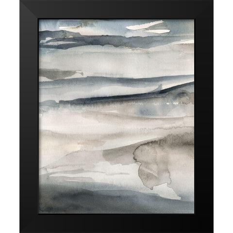 Foggy Horizon II Black Modern Wood Framed Art Print by Parker, Jennifer Paxton
