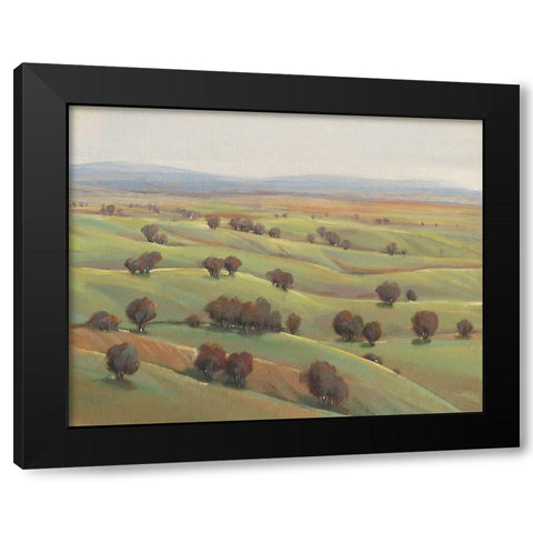 Beyond the Hills I Black Modern Wood Framed Art Print with Double Matting by OToole, Tim