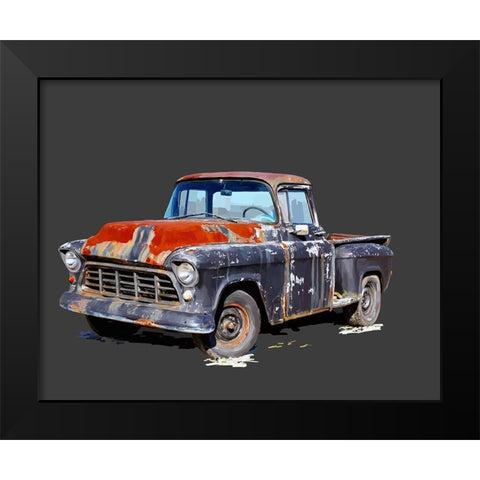 Vintage Truck IV Black Modern Wood Framed Art Print by Kalina, Emily