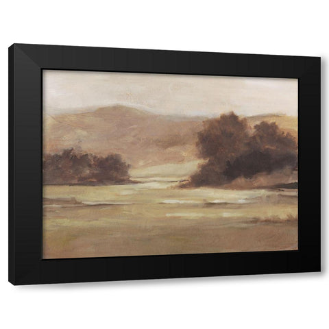 Muted Landscape I Black Modern Wood Framed Art Print by Harper, Ethan
