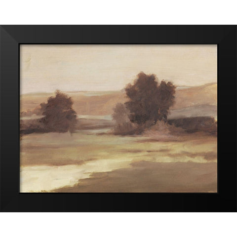 Muted Landscape II Black Modern Wood Framed Art Print by Harper, Ethan