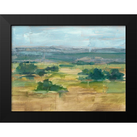 Valley View I Black Modern Wood Framed Art Print by Harper, Ethan