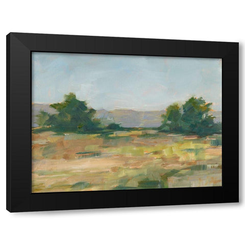 Green Valley III Black Modern Wood Framed Art Print by Harper, Ethan