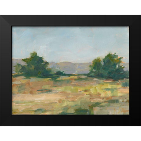 Green Valley III Black Modern Wood Framed Art Print by Harper, Ethan