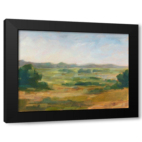 Green Valley IV Black Modern Wood Framed Art Print by Harper, Ethan