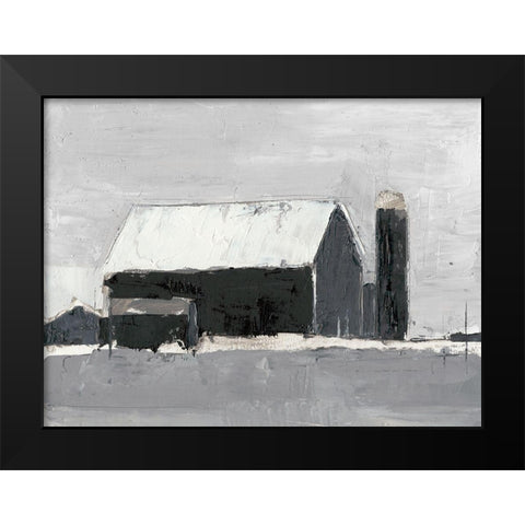 Dynamic Barn I Black Modern Wood Framed Art Print by Harper, Ethan