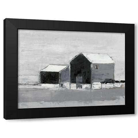 Dynamic Barn II Black Modern Wood Framed Art Print by Harper, Ethan