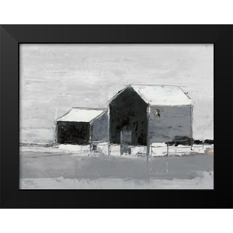 Dynamic Barn II Black Modern Wood Framed Art Print by Harper, Ethan
