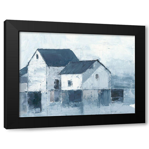 Indigo Barns I Black Modern Wood Framed Art Print by Harper, Ethan