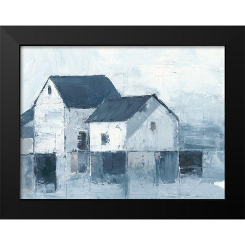 Indigo Barns I Black Modern Wood Framed Art Print by Harper, Ethan