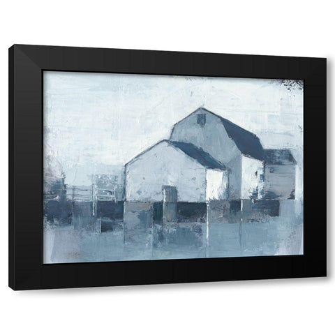 Indigo Barns II Black Modern Wood Framed Art Print with Double Matting by Harper, Ethan