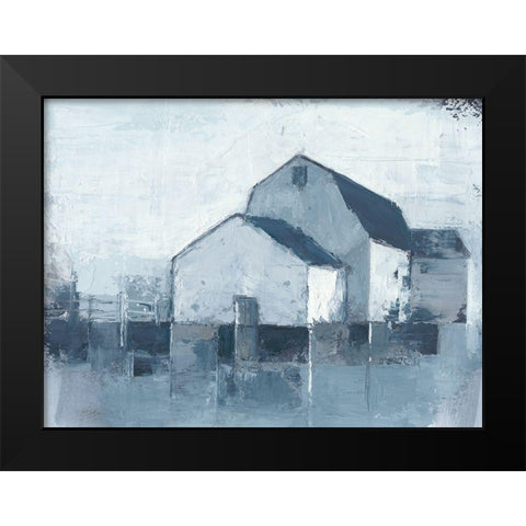 Indigo Barns II Black Modern Wood Framed Art Print by Harper, Ethan