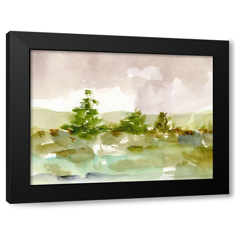 Morning Retreat I Black Modern Wood Framed Art Print with Double Matting by Harper, Ethan