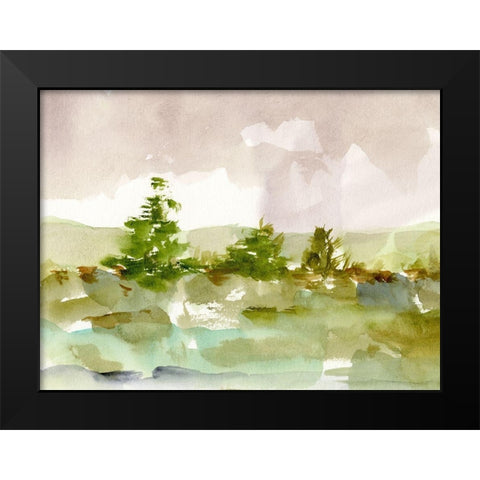 Morning Retreat I Black Modern Wood Framed Art Print by Harper, Ethan