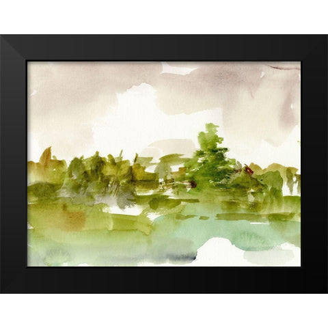 Morning Retreat II Black Modern Wood Framed Art Print by Harper, Ethan