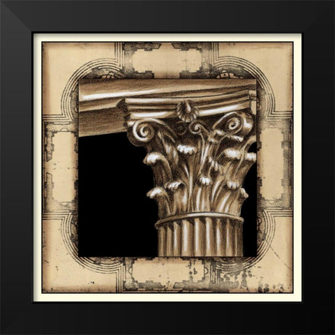 Architectural Schema II Black Modern Wood Framed Art Print by Harper, Ethan