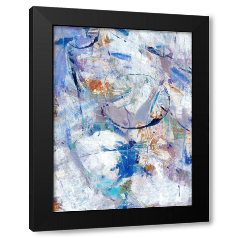 Bounce I Black Modern Wood Framed Art Print with Double Matting by OToole, Tim