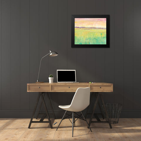 Spring Pasture I Black Modern Wood Framed Art Print by OToole, Tim