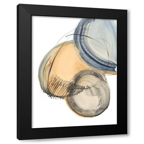 Sienna and Slate IV Black Modern Wood Framed Art Print by Harper, Ethan