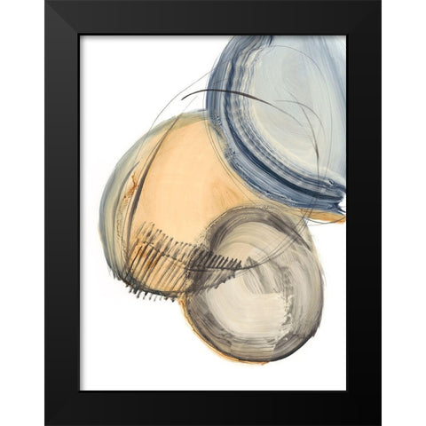 Sienna and Slate IV Black Modern Wood Framed Art Print by Harper, Ethan