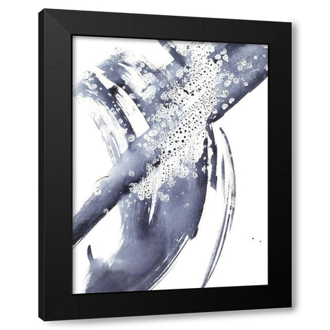 Directionality V Black Modern Wood Framed Art Print by Harper, Ethan