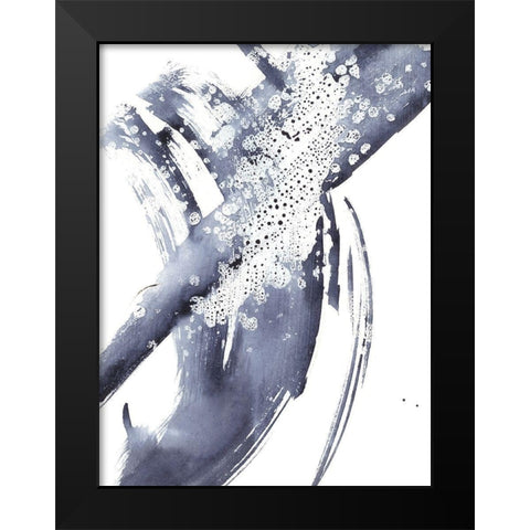 Directionality V Black Modern Wood Framed Art Print by Harper, Ethan