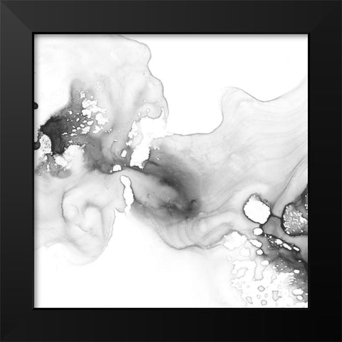Smoke and Water I Black Modern Wood Framed Art Print by Harper, Ethan