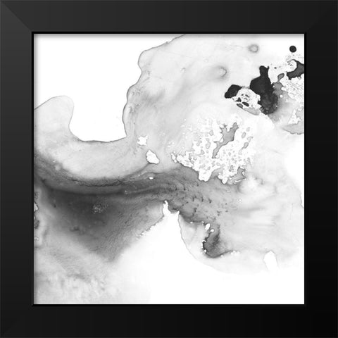 Smoke and Water II Black Modern Wood Framed Art Print by Harper, Ethan