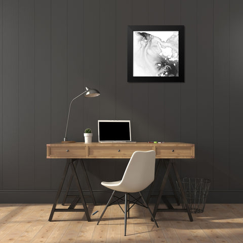 Smoke and Water III Black Modern Wood Framed Art Print by Harper, Ethan
