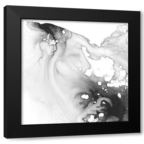 Smoke and Water III Black Modern Wood Framed Art Print by Harper, Ethan