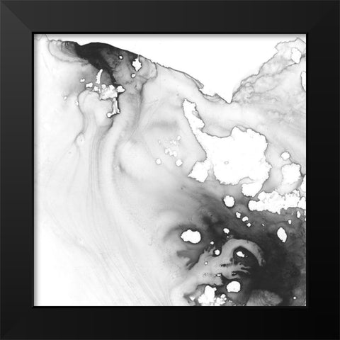 Smoke and Water III Black Modern Wood Framed Art Print by Harper, Ethan