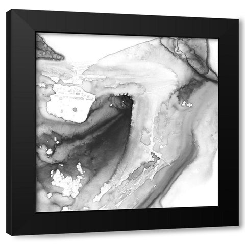Smoke and Water IV Black Modern Wood Framed Art Print with Double Matting by Harper, Ethan