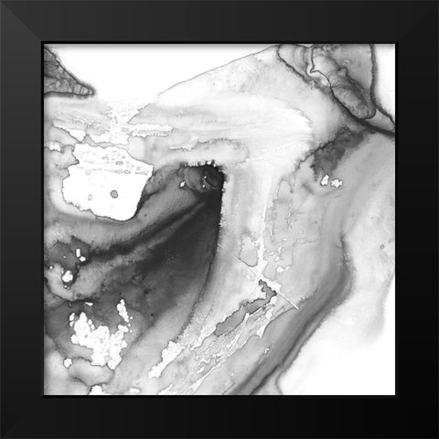 Smoke and Water IV Black Modern Wood Framed Art Print by Harper, Ethan