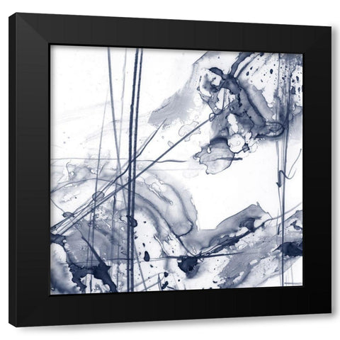 Charting the Universe II Black Modern Wood Framed Art Print by Harper, Ethan