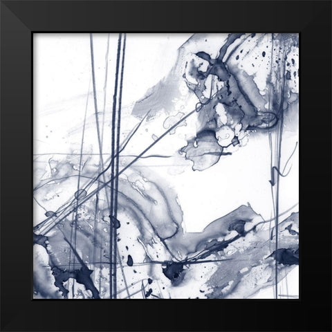 Charting the Universe II Black Modern Wood Framed Art Print by Harper, Ethan