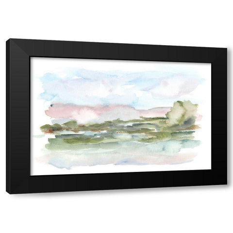 Mountain Watercolor VI Black Modern Wood Framed Art Print by Harper, Ethan